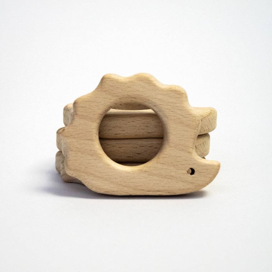 Beißring "Kleiner Igel" aus Buchenholz - mahina