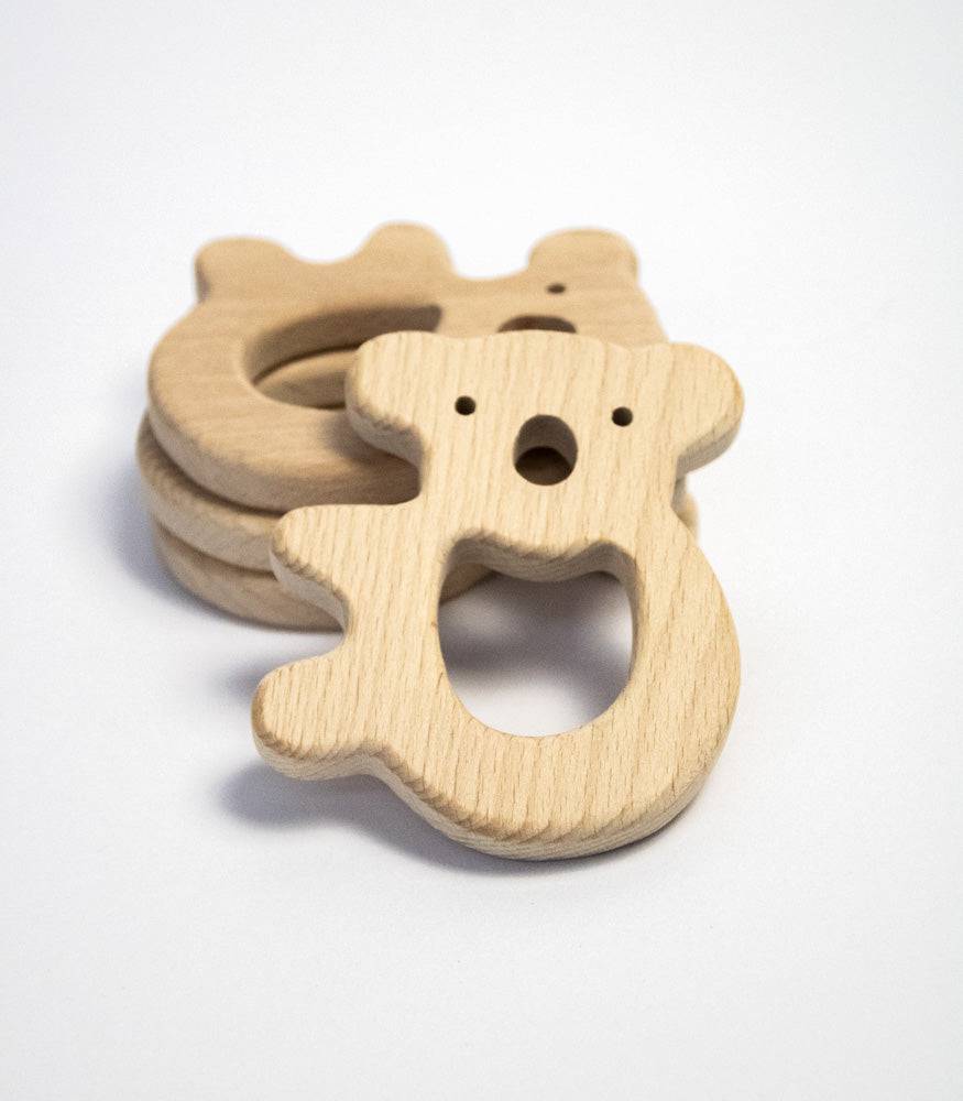 Beißring "Koala" aus Buchenholz - mahina