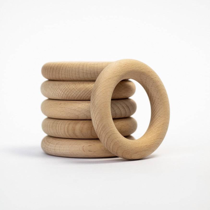 Holzring "Premium" 70mm - Bastelbedarf -> Holz > Holzringe von mahina