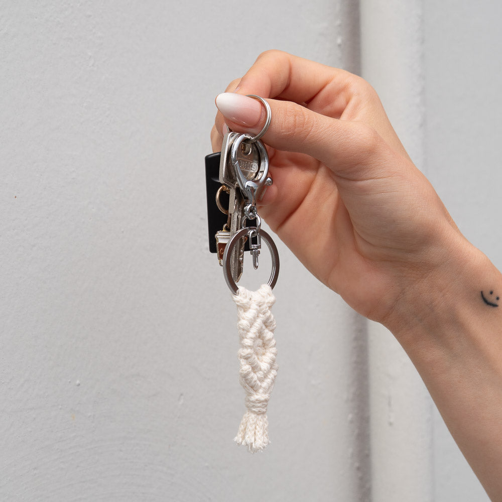 Karabiner mit Schlüsselring 6,9cm - Bastelbedarf -> Karabiner von mahina