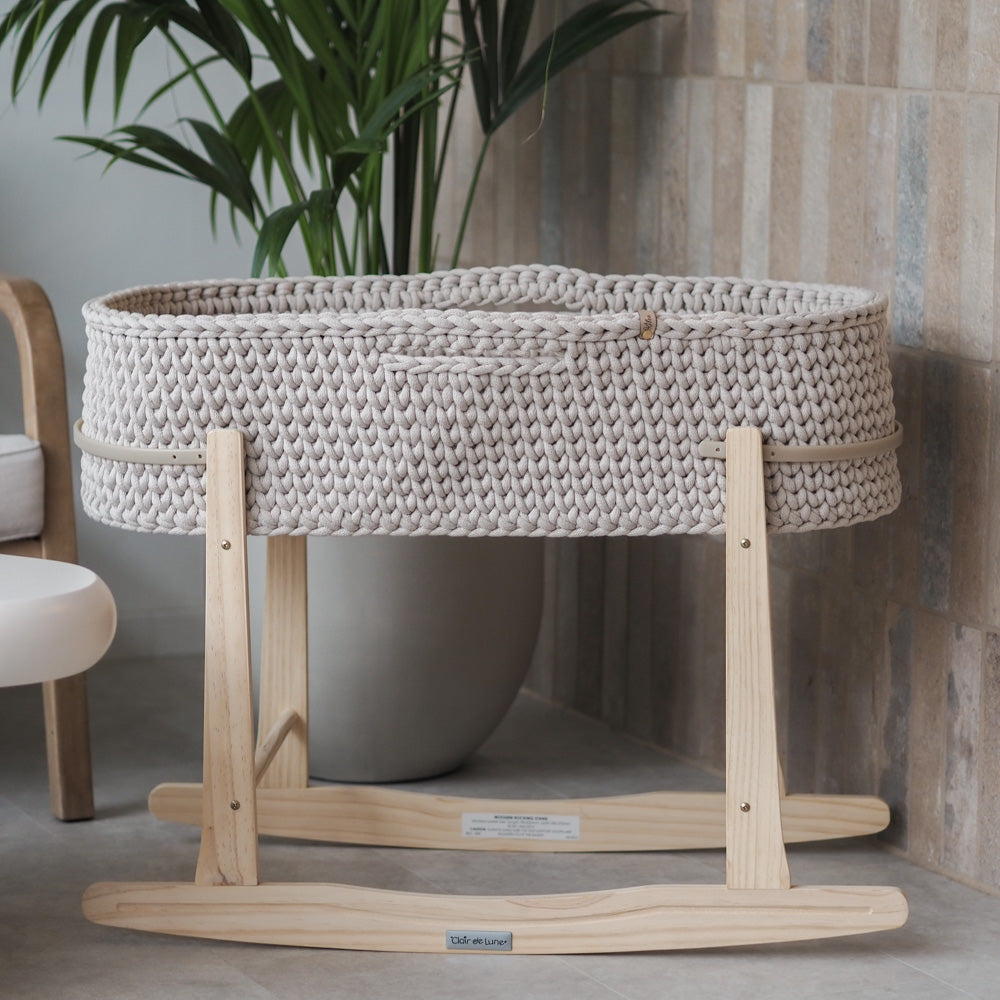 Handgemachter Moseskorb/Babywiege - mahina x kilea - Interior > Dekoration > Häkelprodukte von mahina