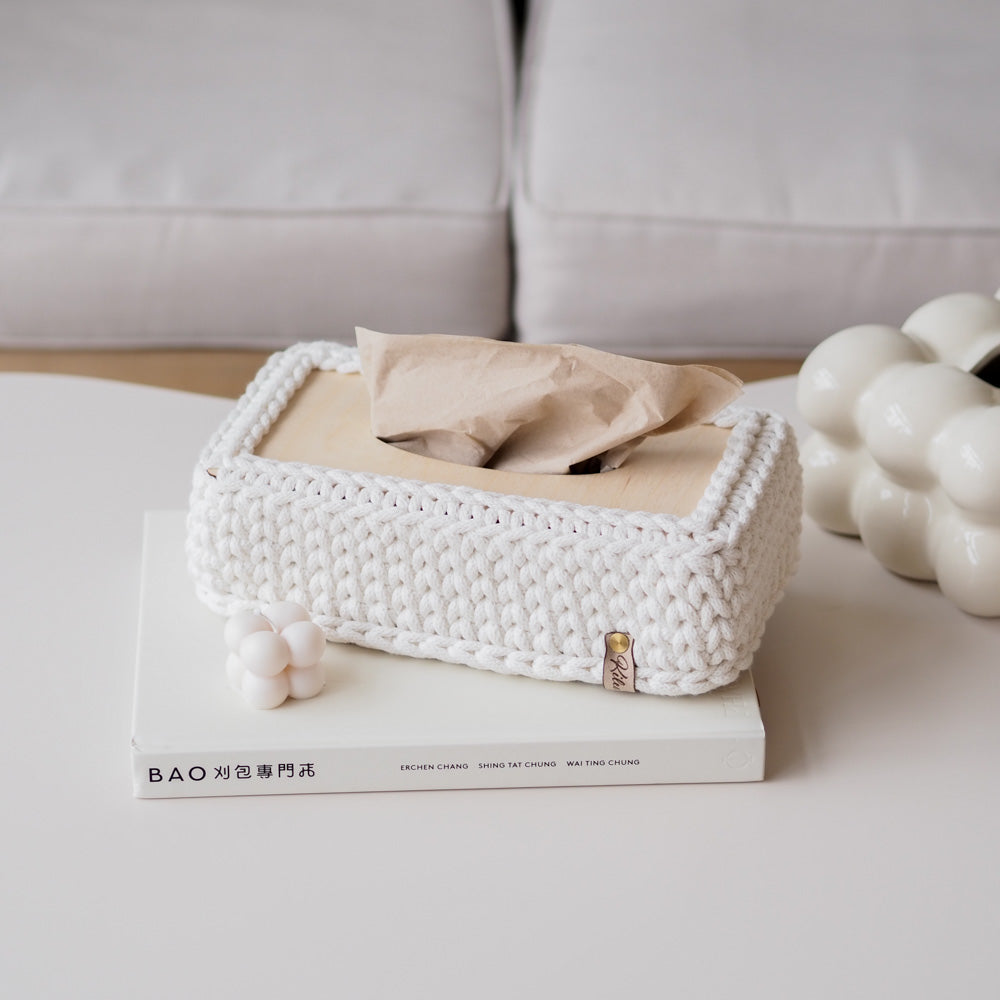 Handgemachte Häkel-Taschentuchbox - mahina x kilea - Interior > Dekoration > Häkelprodukte von mahina