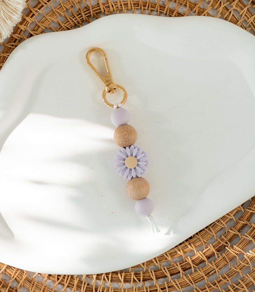Handgemachter Schlüsselanhänger "Daisy" - Interior > MAHINA Handmade > Schlüsselanhänger von mahina