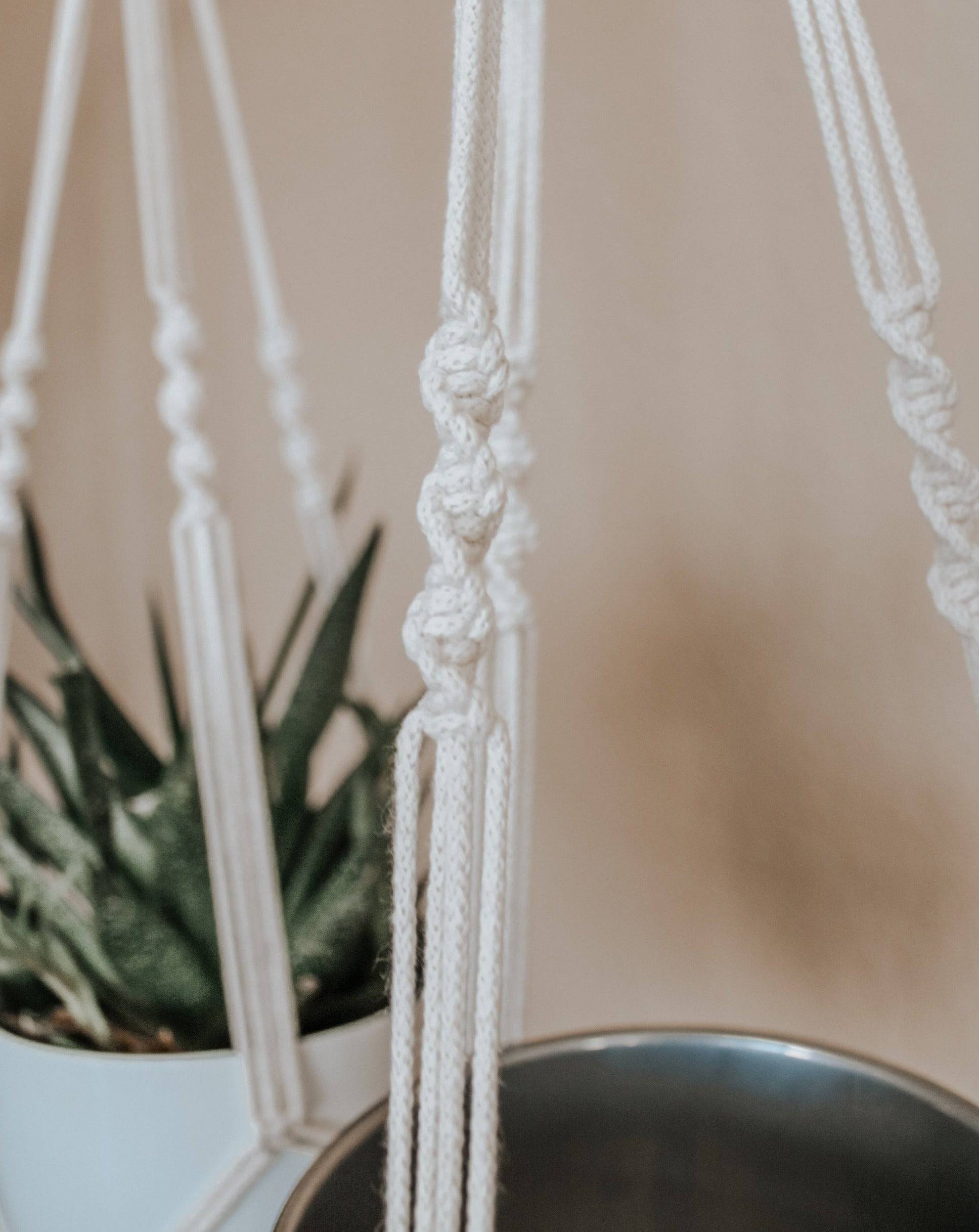 Handgemachte Makramee Blumenampel - Interior > Dekoration > Makramee von mahina