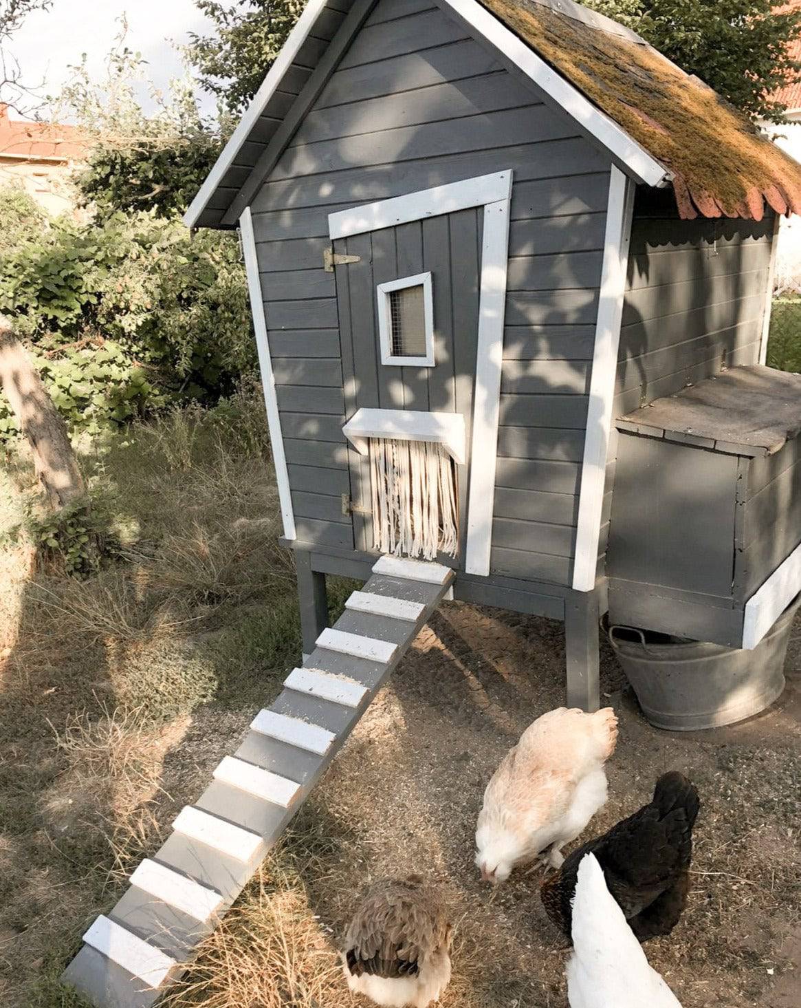 Handgemachter Makramee Hühnerstall Vorhang - mahina