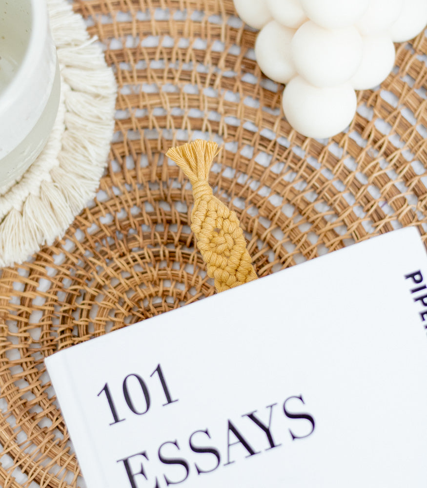 Handgemachtes Makramee Lesezeichen "Vivi" - Interior > Dekoration > Makramee von mahina