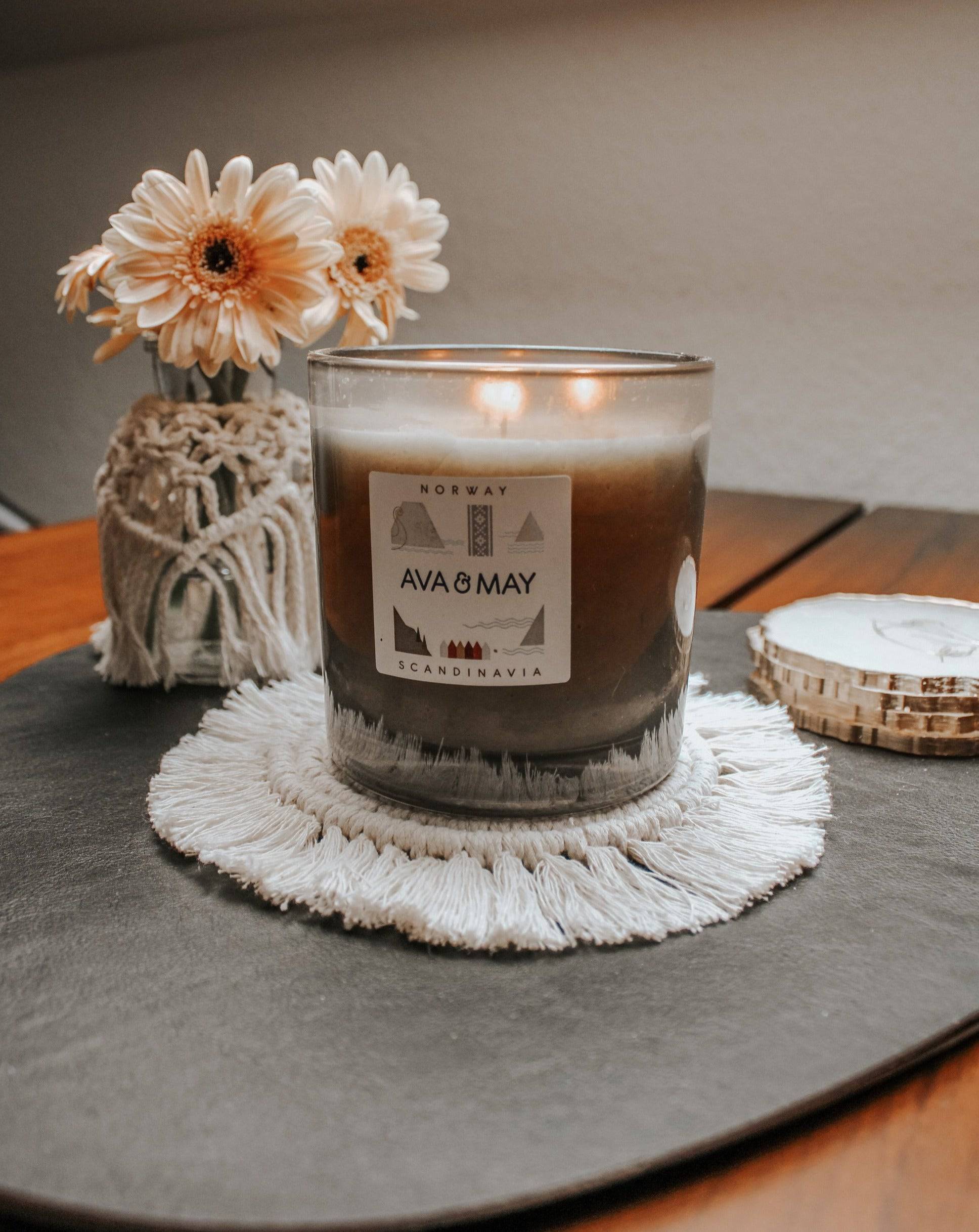 Handgemachte Makramee Vase/Windlicht - Interior > Dekoration > Makramee von mahina