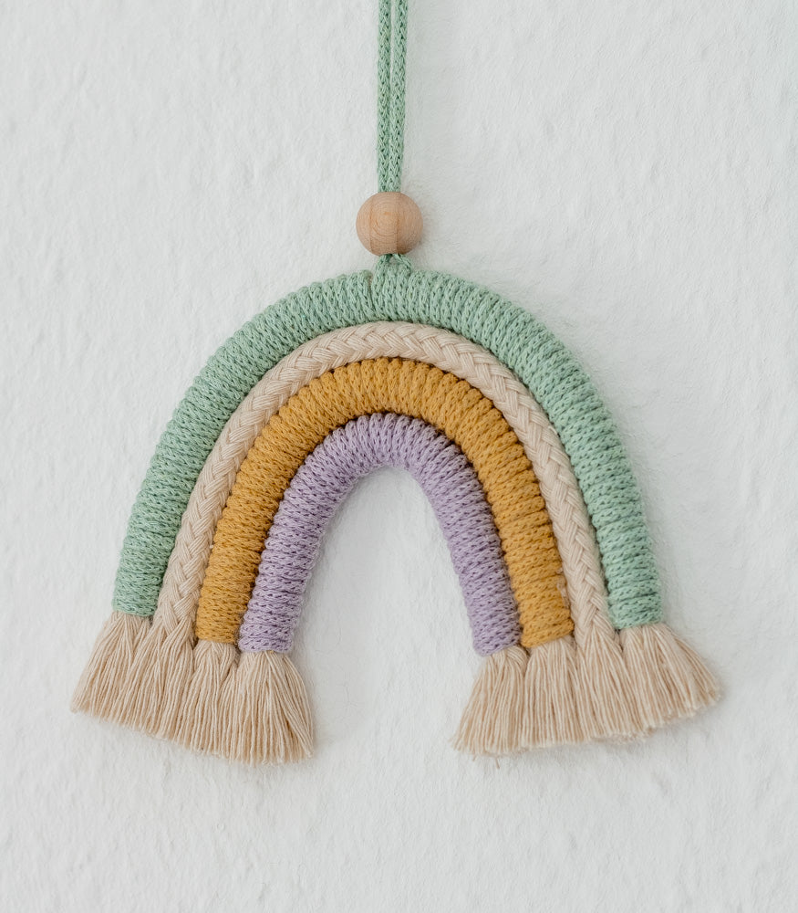 Handgemachter Makramee Regenbogen in verschiedenen Farben - Interior > Dekoration > Makramee von mahina