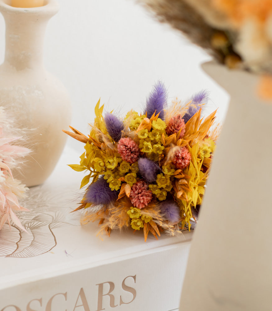 Kleiner Trockenblumenstrauß "Colorful" - Trockenblumen -> Sträuße von mahina