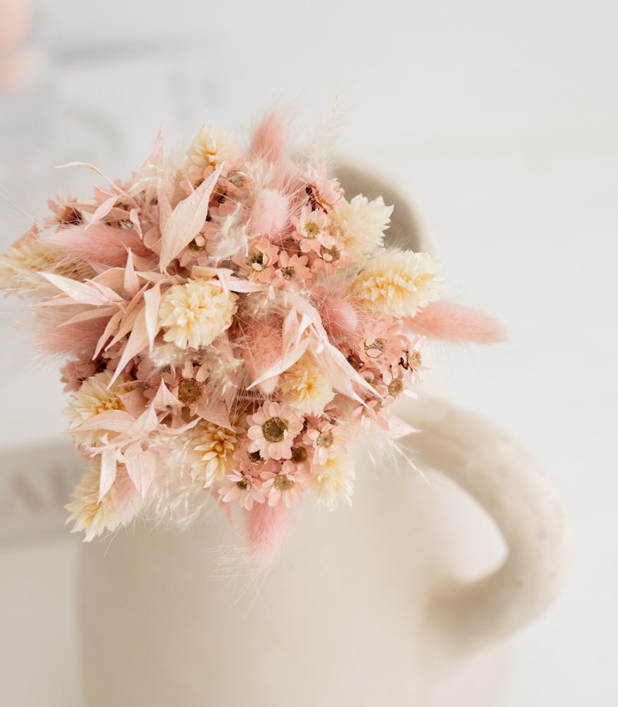 Kleiner Trockenblumenstrauß "Soft Blush" - Trockenblumen -> Sträuße von mahina