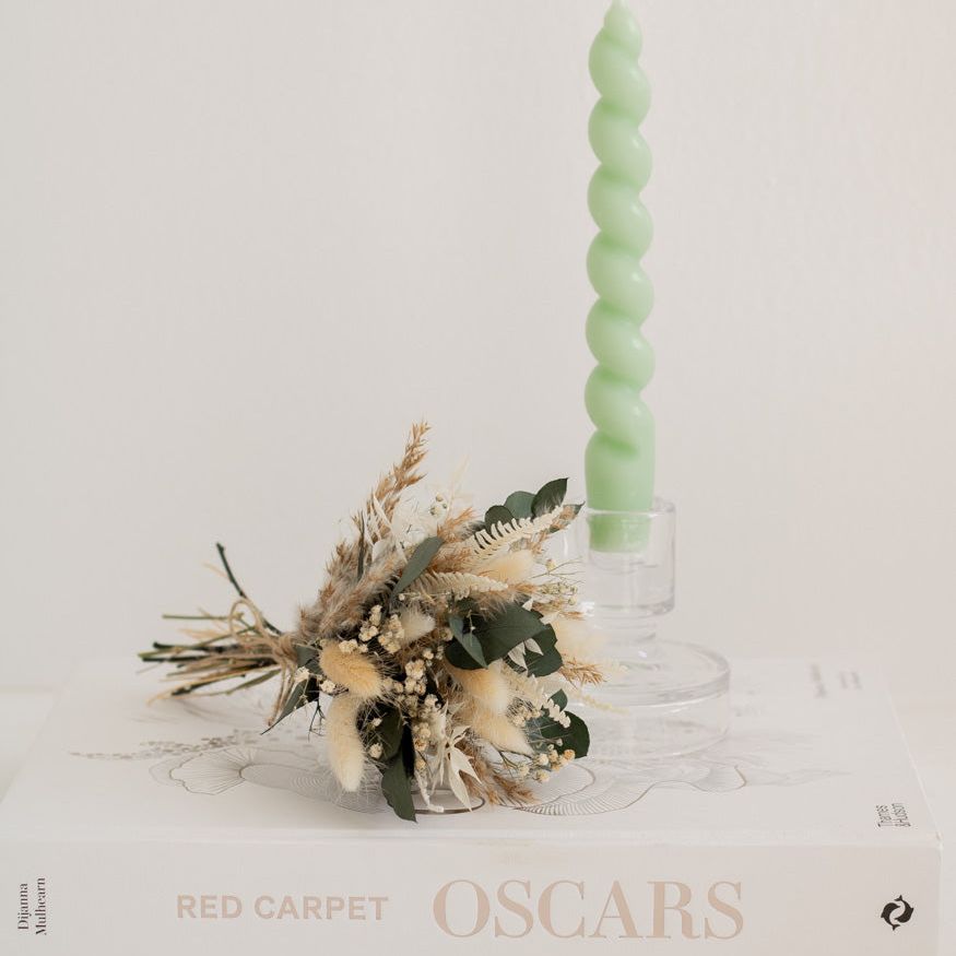 Kleiner Trockenblumenstrauß "Soft Green" - Trockenblumen -> Sträuße von mahina