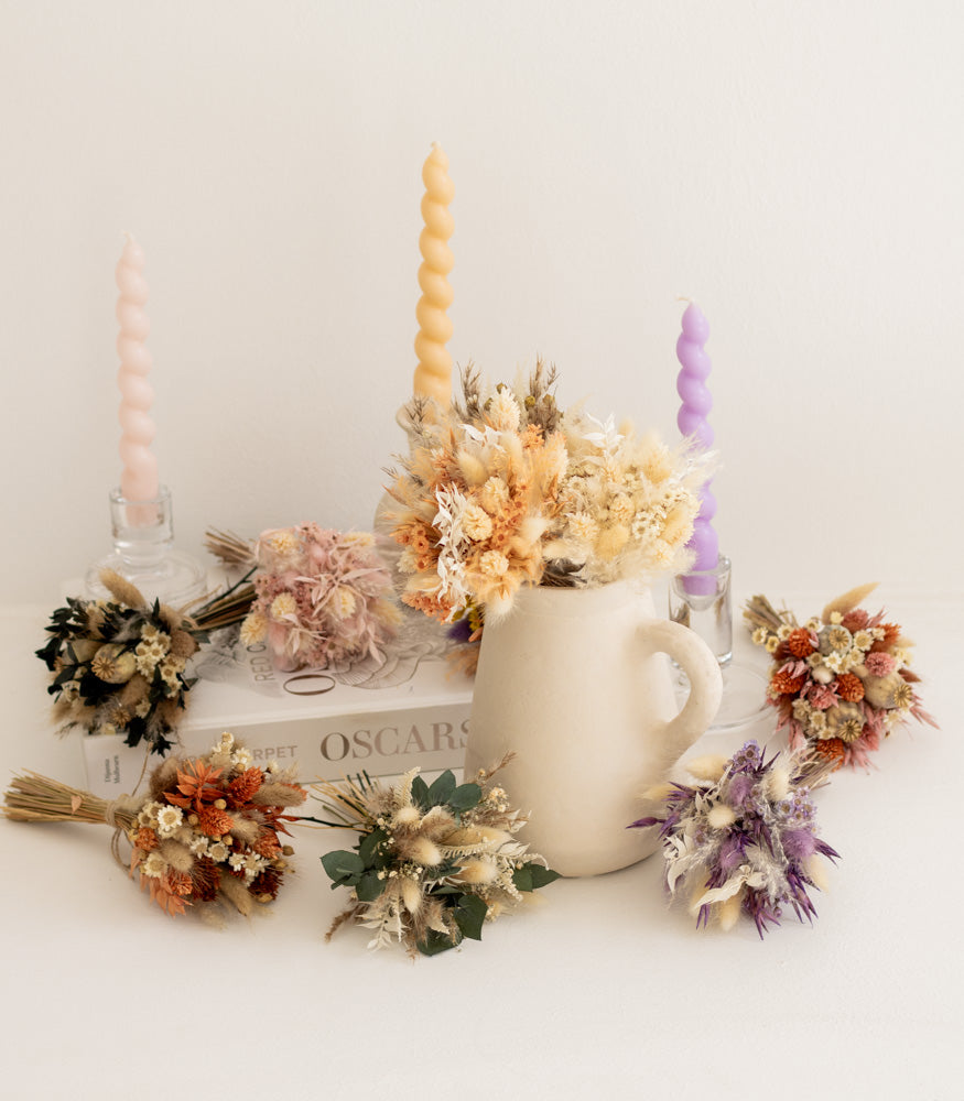 Kleiner Trockenblumenstrauß "Wild Crush" - Trockenblumen -> Sträuße von mahina