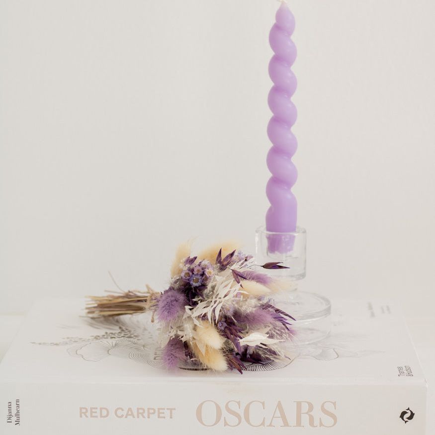 Kleiner Trockenblumenstrauß "Wild Violet" - Trockenblumen -> Sträuße von mahina