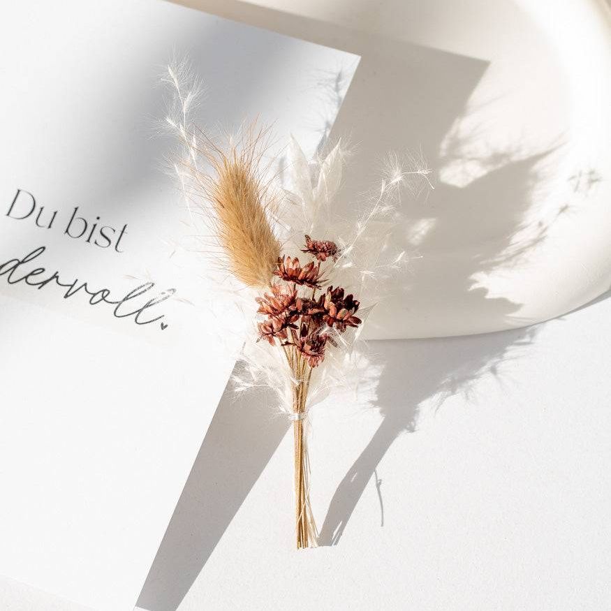 Mini Bouquet aus Trockenblumen "Love" - Trockenblumen -> Sträuße von mahina