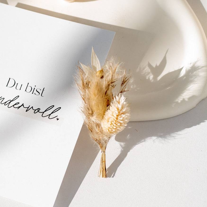 Mini Bouquet aus Trockenblumen "Nature" - mahina