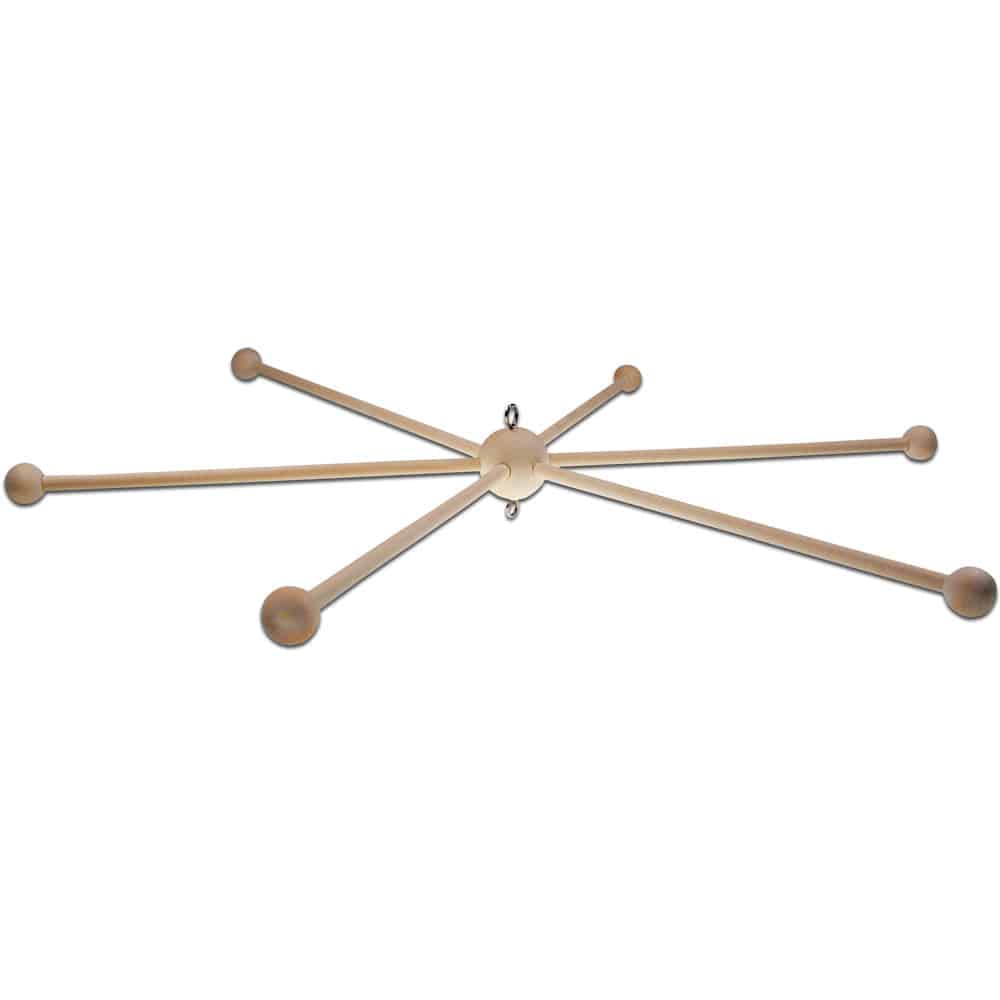 Mobile Stern Holz 6-armig 4 Größen - Bastelbedarf -> Holz -> Mobile von mahina