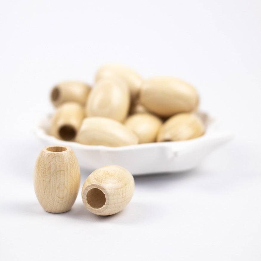 Polierte Makramee Perle "Oval" 22x32mm - mahina