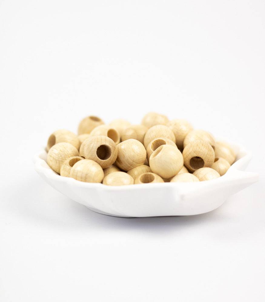 Polierte Makramee Perle "Rund" 15mm - Bastelbedarf -> Holz > Holzperlen -> Rund von mahina