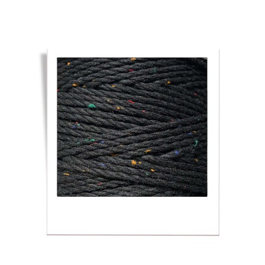 Bobbiny Makramee Garn 1,5mm 3ply Midnight Dust 100m - Garne > Baumwollgarne > Bobbiny > 3ply > 1,5mm von mahina