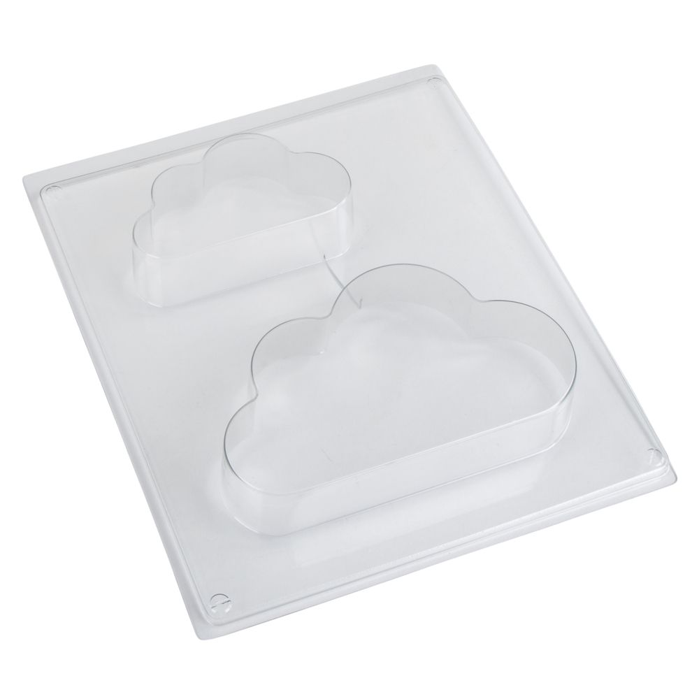 Gießform Wolken 15x9x3cm und 10x6x3cm - Bastelbedarf -> Gießen von mahina