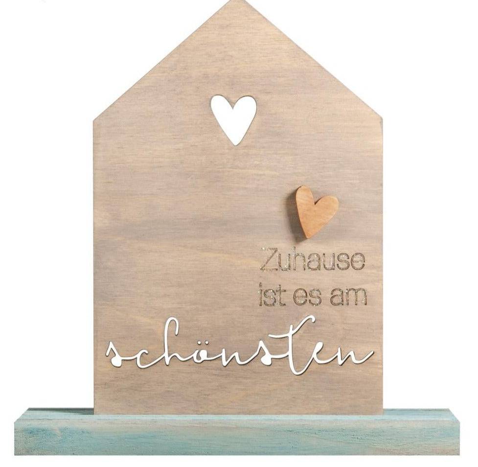 Rayher Holzmotiv Haus "Zuhause ist es am Schönsten", FSC 100% - Bastelbedarf -> Sonstiges von mahina