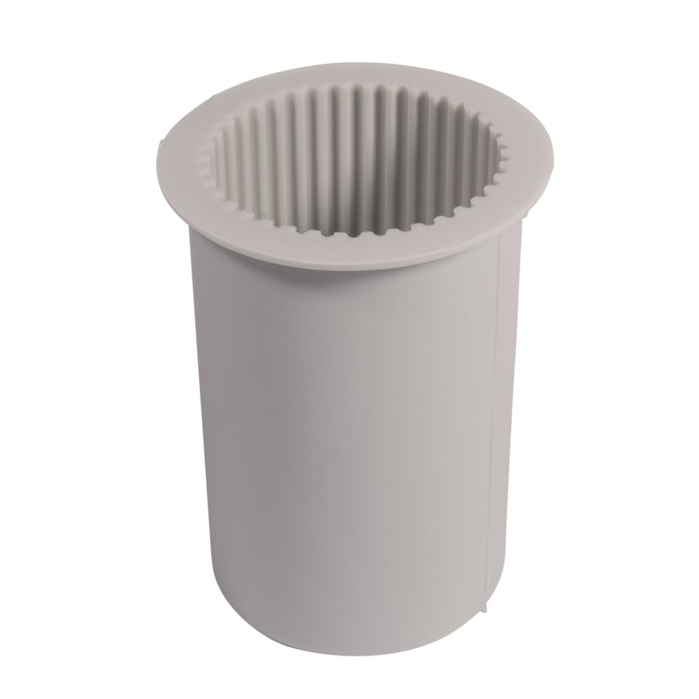 Silikon Gießform Vase Stumpenkerze geriffelt 5x8,7cm - Bastelbedarf -> Gießen von mahina