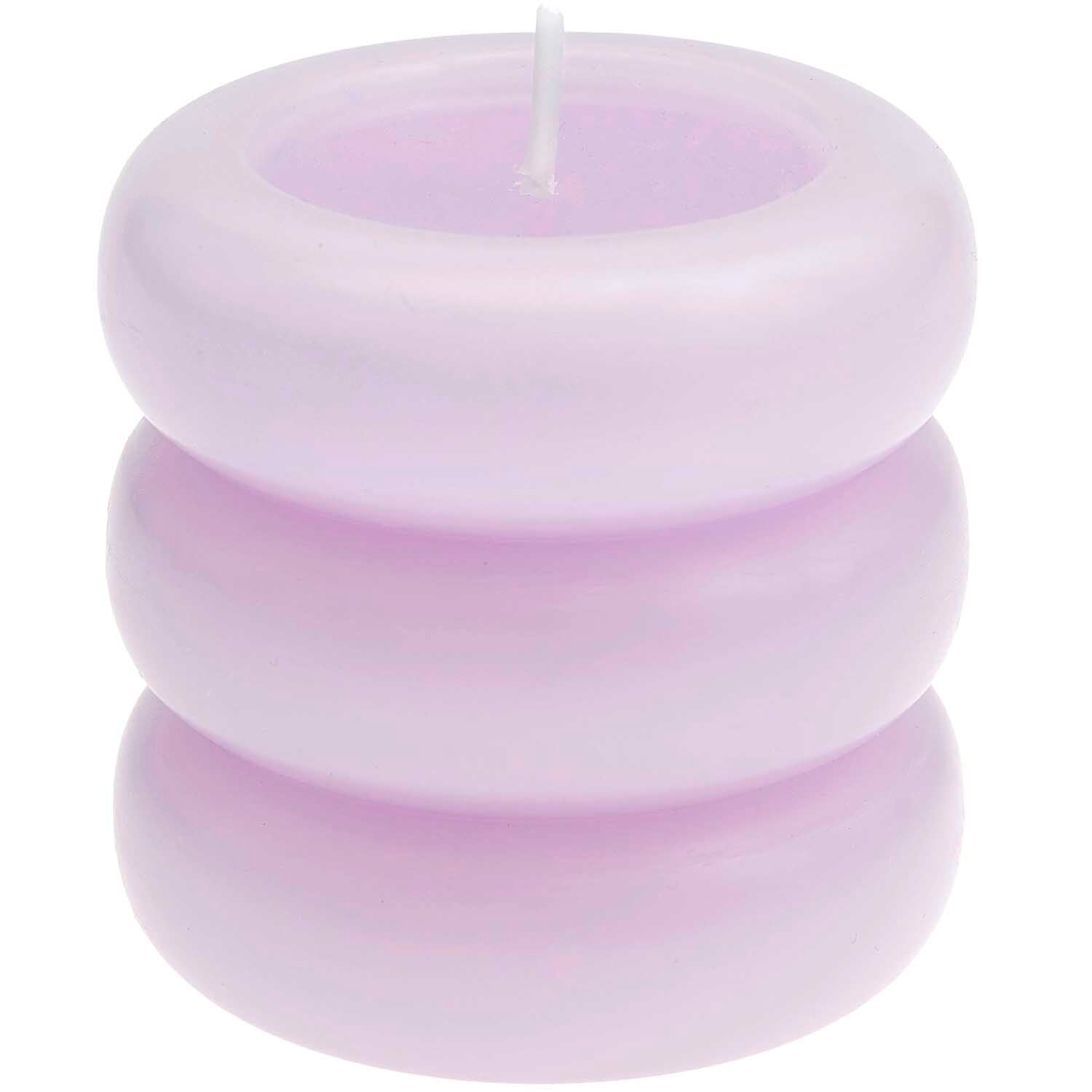 Rico Design Stumpenkerze "Ringe" 7x7cm - Interior > Dekoration > Kerzen von mahina