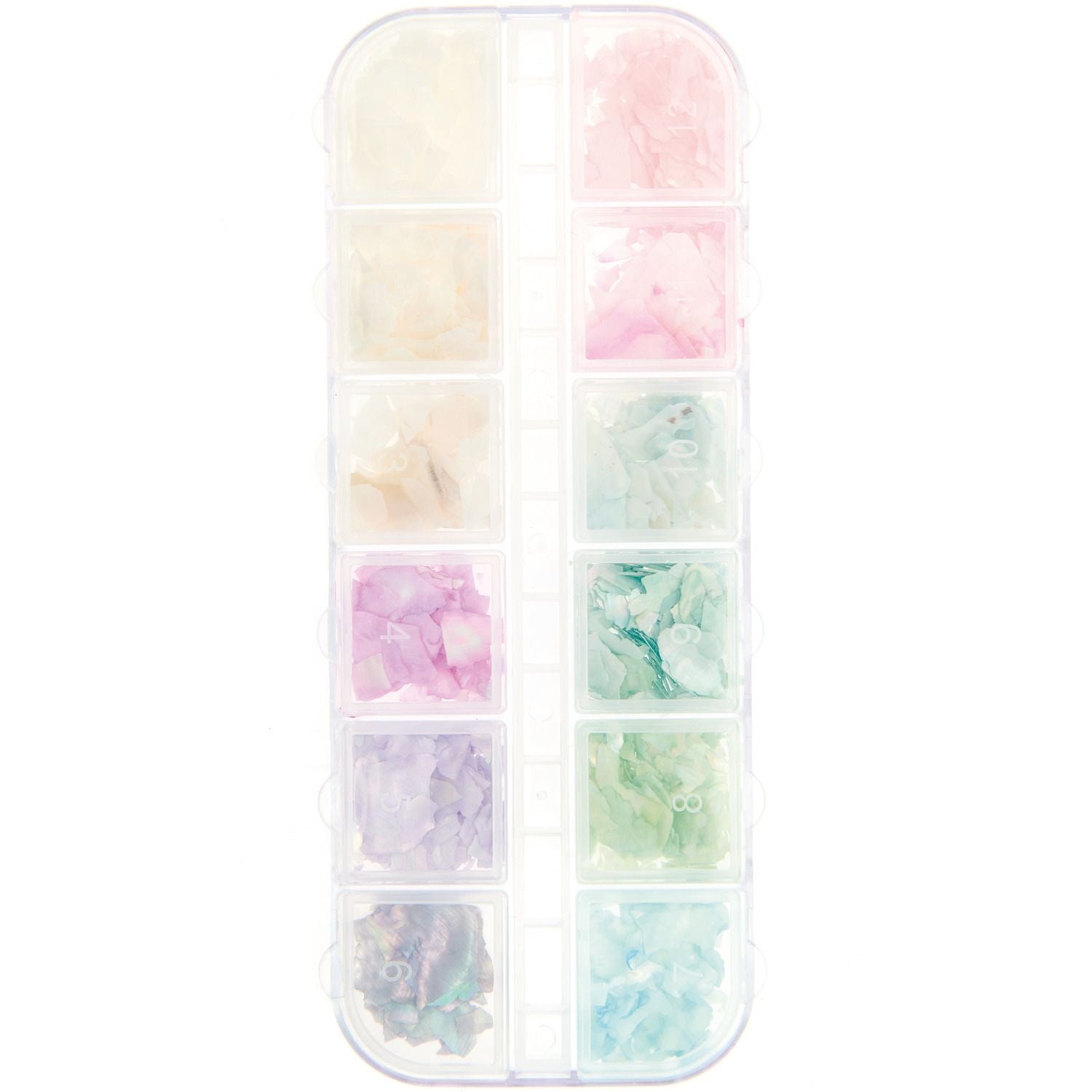 Füllmaterial für Resin Muschelsplitter Pastell, 10g - Bastelbedarf -> Gießen von mahina