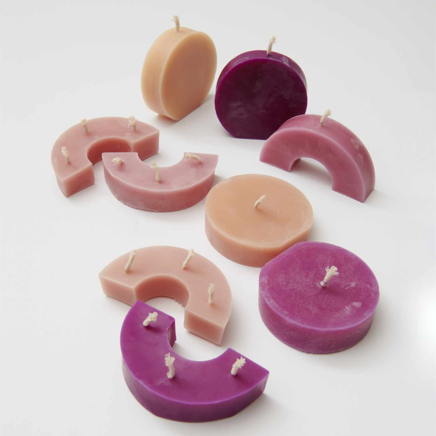 Kerzengießform flach, Regenbogen, 118x69x30mm - Bastelbedarf -> Gießen von mahina