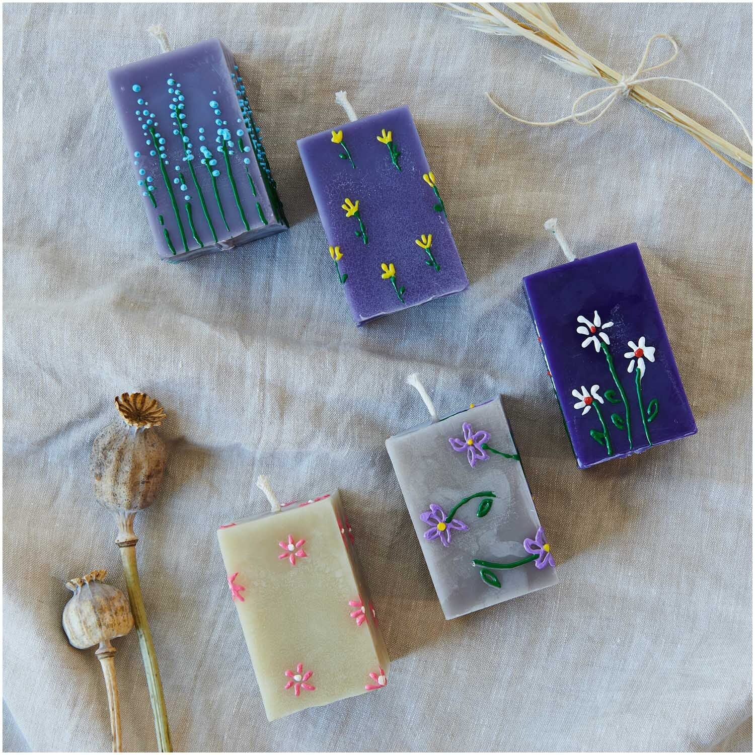 Kerzengießform Quader, 61x61x95mm - Bastelbedarf -> Gießen von mahina