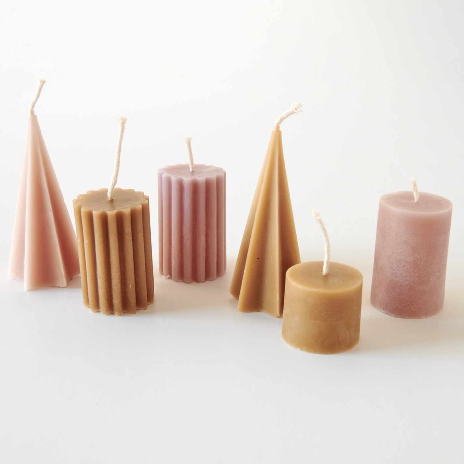 Kerzengießform Zylinder geriffelt, 60x60x88mm - Bastelbedarf -> Gießen von mahina