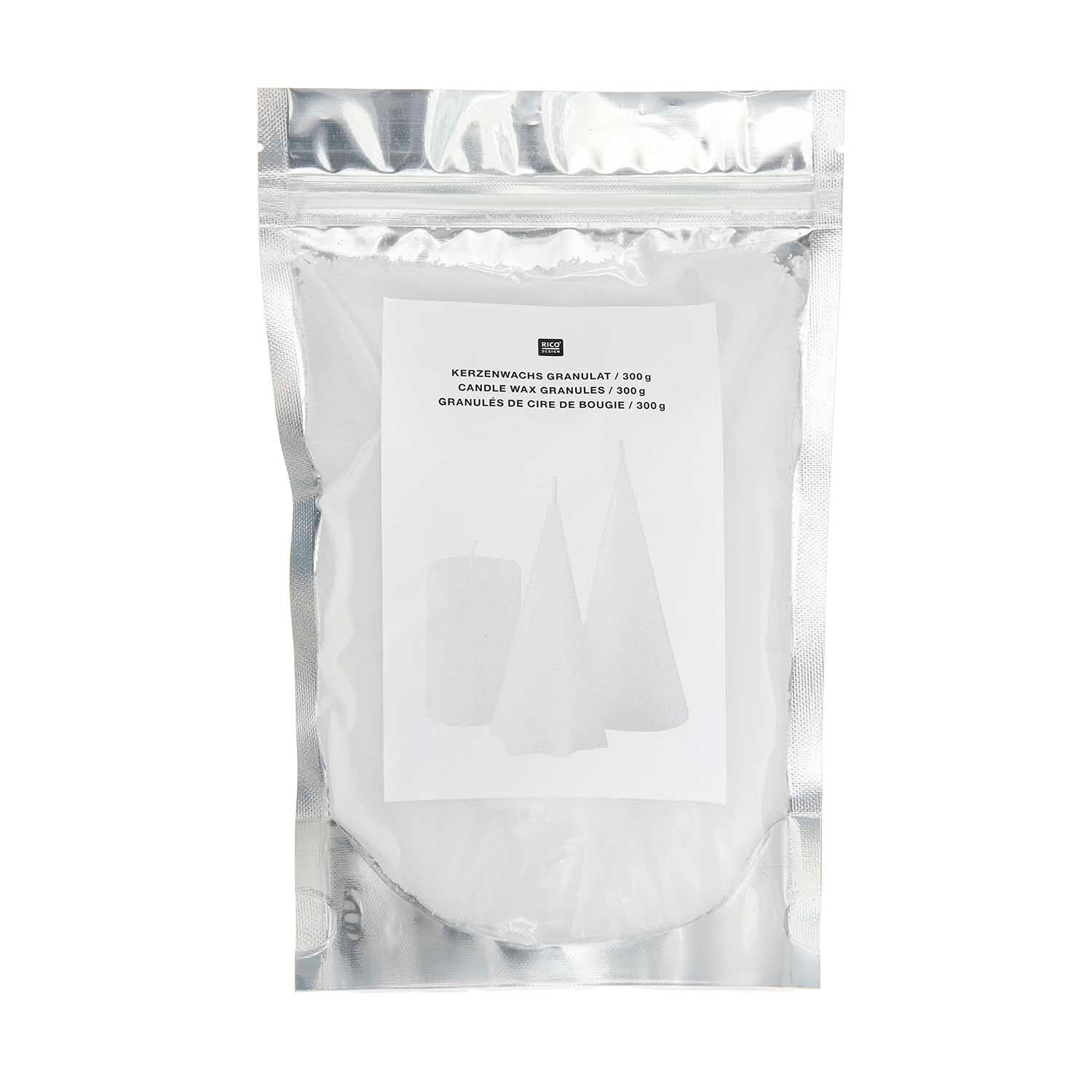 Kerzenwachs Granulat, 300g - Bastelbedarf -> Gießen von mahina