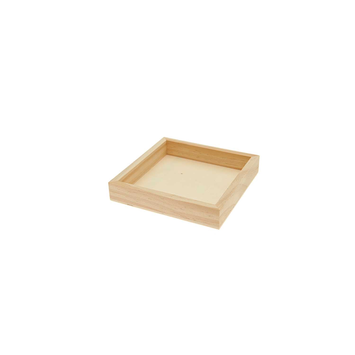 Objektrahmen natur 10,8x10,8cm - Bastelbedarf -> Karabiner von mahina