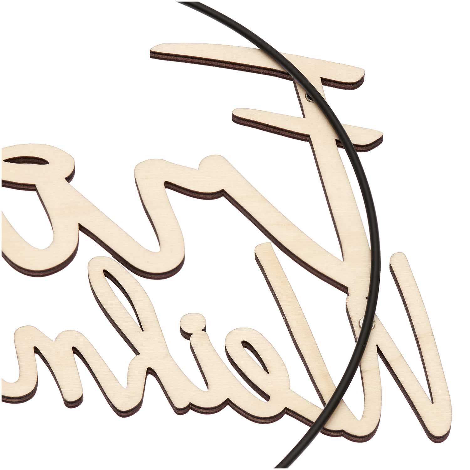 Rico Design Holzschriftzug magnetisch "Frohe Weihnachten", 27,8x20,1cm - Bastelbedarf -> Holz > Holzkränze von mahina