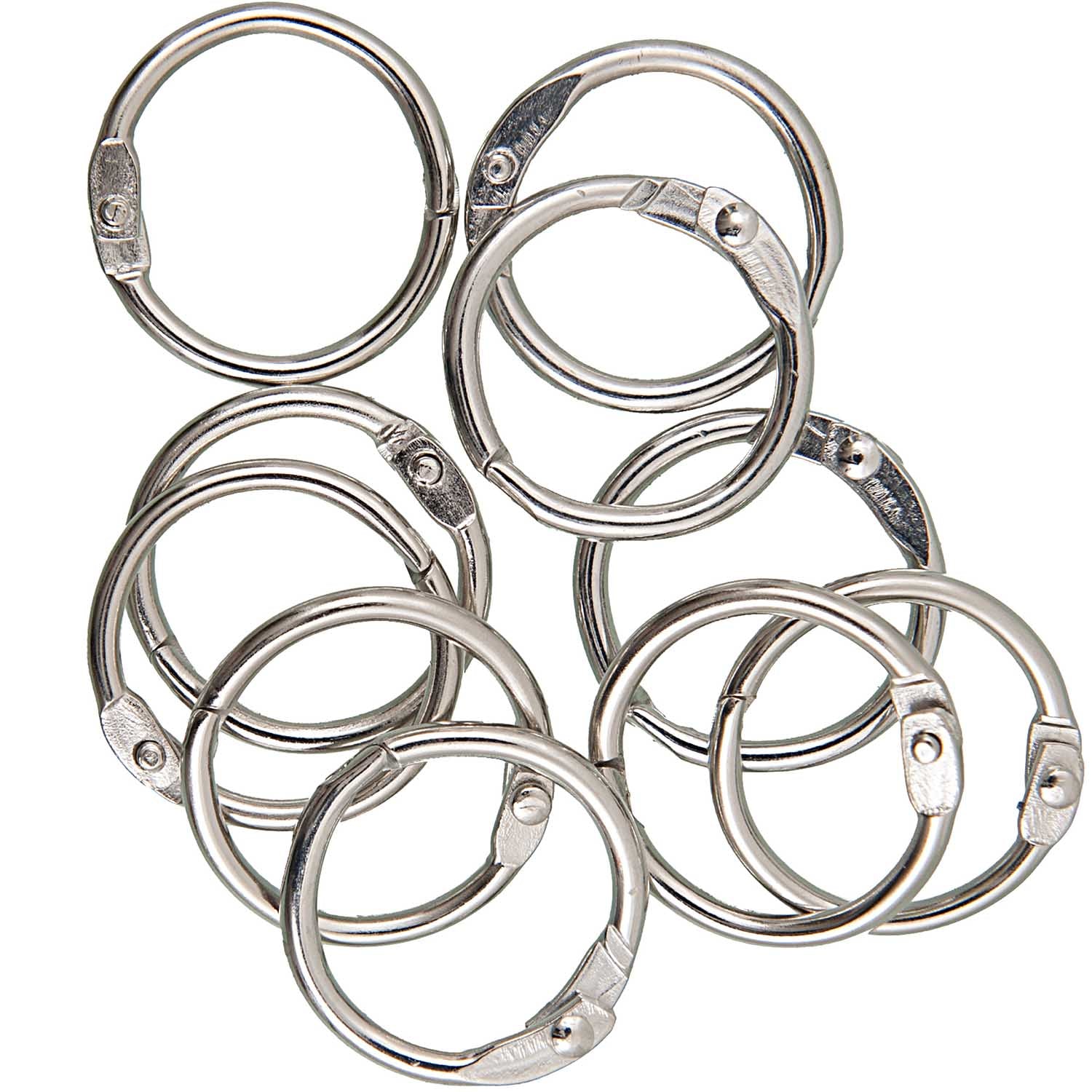 Rico Design Metallring zum Öffnen, 18mm - Bastelbedarf -> Karabiner von mahina