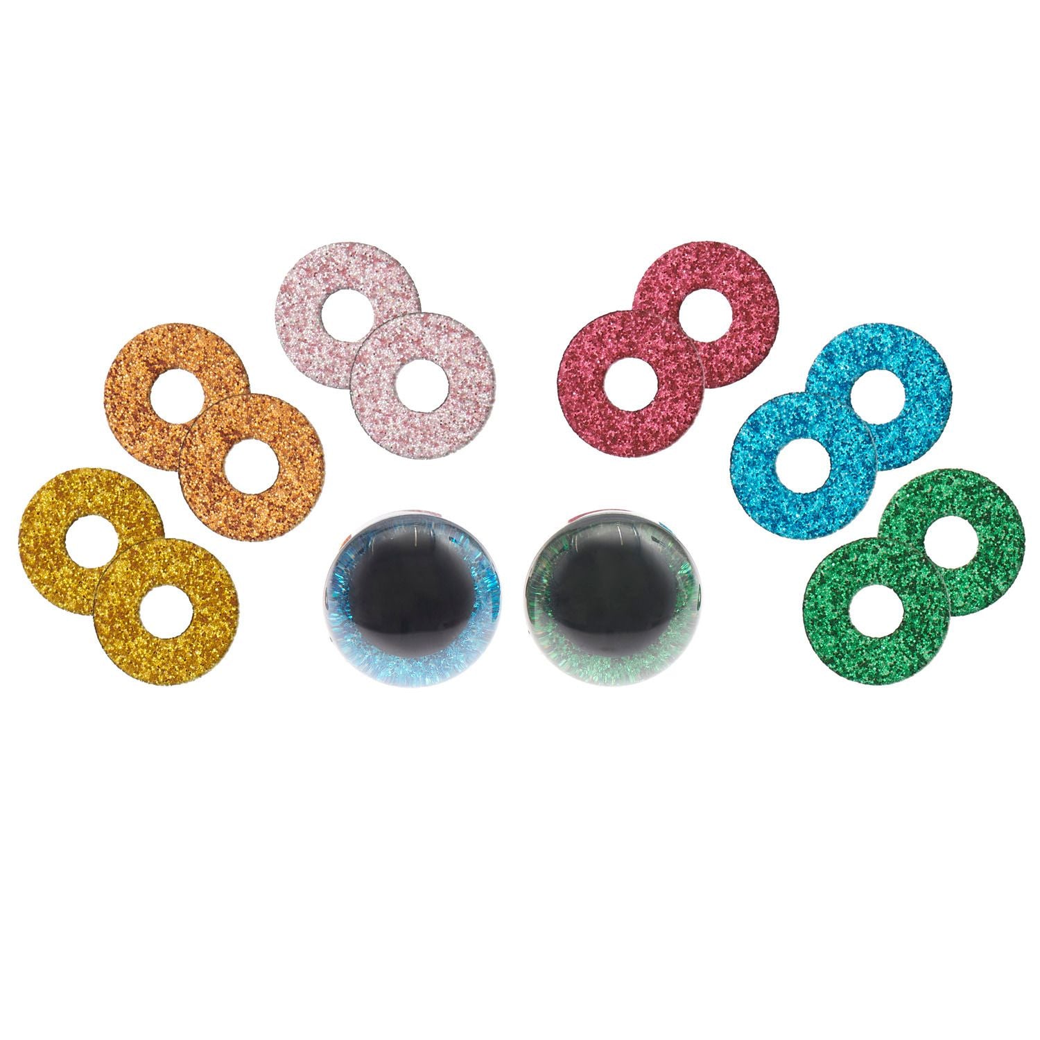 Sicherheitsaugen-Set für Kuscheltiere 20mm 1 Paar, 6 Farben - Garne -> Ricorumi von mahina