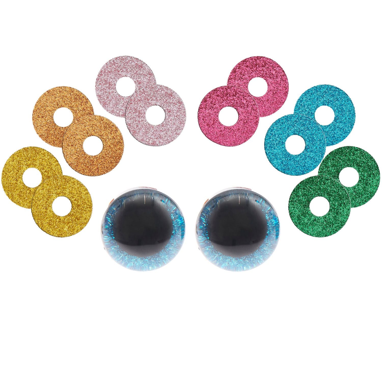 Sicherheitsaugen-Set für Kuscheltiere 40mm 1 Paar, 6 Farben - Garne -> Ricorumi von mahina