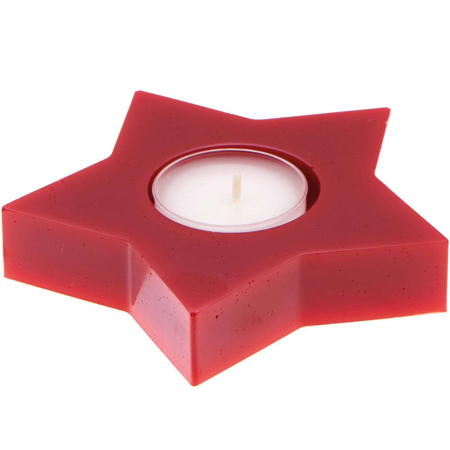 Silikon Gießform Teelichthalter Stern, 11,5x11x2cm - Bastelbedarf -> Gießen von mahina