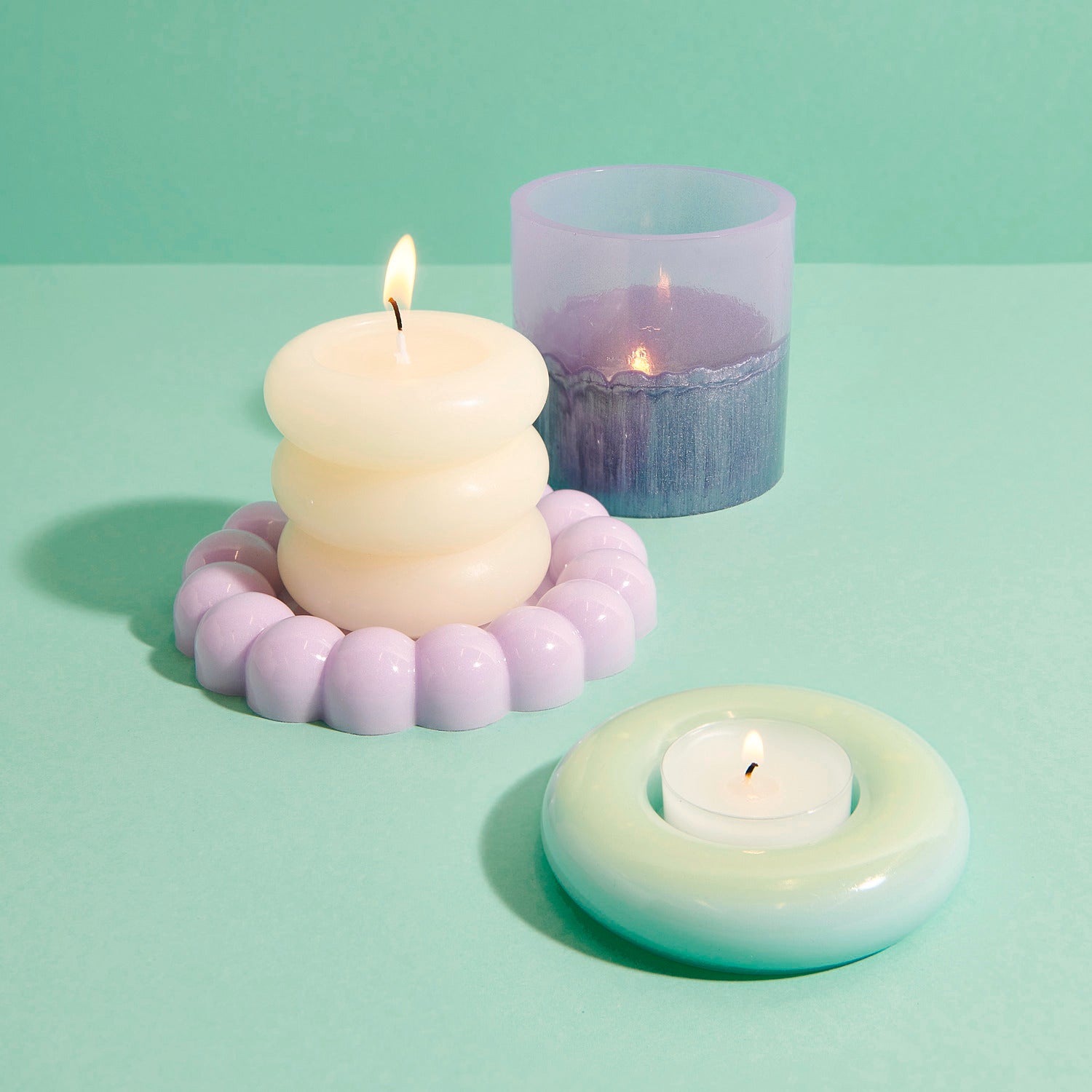 Silikon Gießform Untersetzer, 13x2cm - Bastelbedarf -> Gießen von mahina