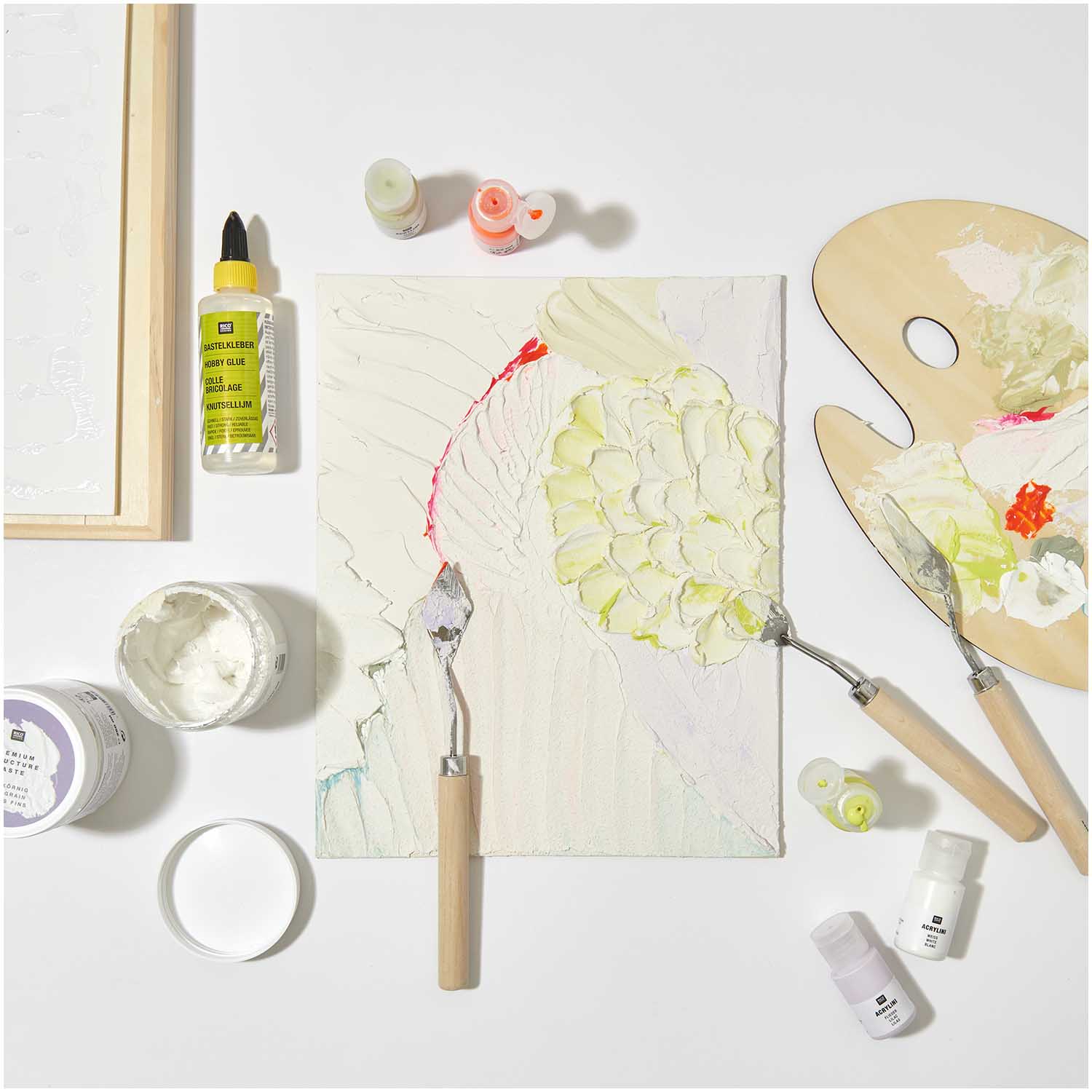 Spachtelset Kunststoff 2 Stück - Bastelbedarf -> Karabiner von mahina