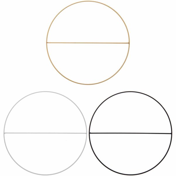 Metallring mit Querstrebe 25cm, verschiedene Farben - Bastelbedarf -> Metall -> Metallringe -> Rund von mahina