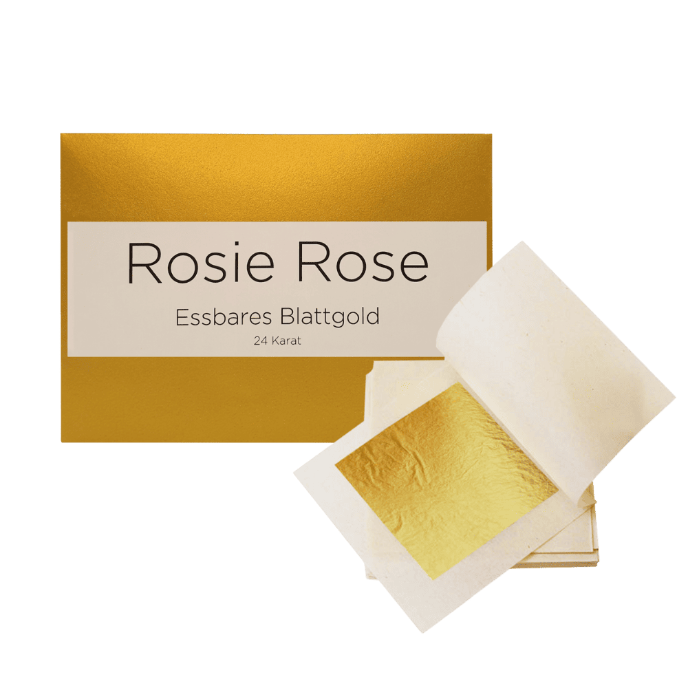 Rosie Rose Essbare Blattfolie 5 Stk. - Essblüten von mahina