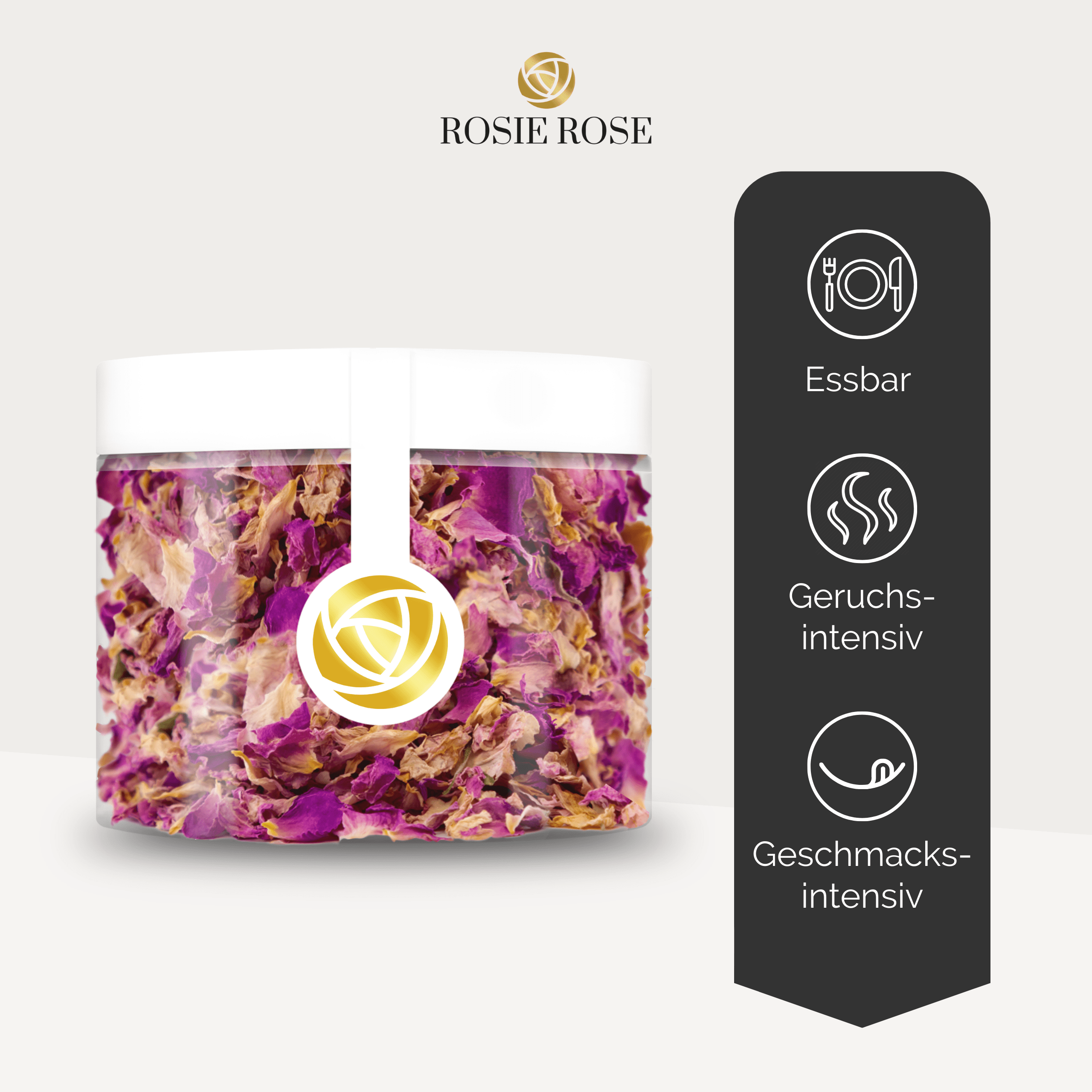 Rosie Rose "Damaszener Rosenblätter" - Essblüten von mahina