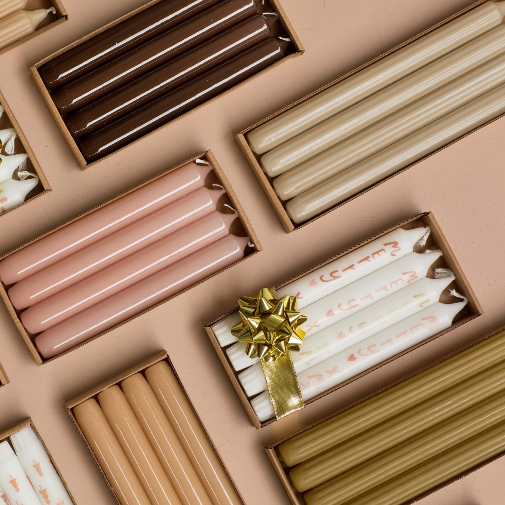 Tafelkerze "Hochglanz" 2,1x19cm in verschiedenen Farben - Interior > Dekoration > Kerzen von mahina