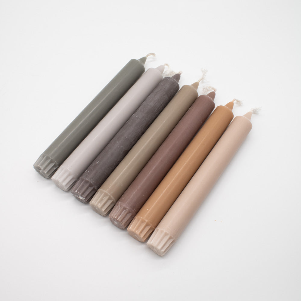 Kerze "Pastel" 2,2x19cm 14 Farben - Interior > Dekoration > Kerzen von mahina