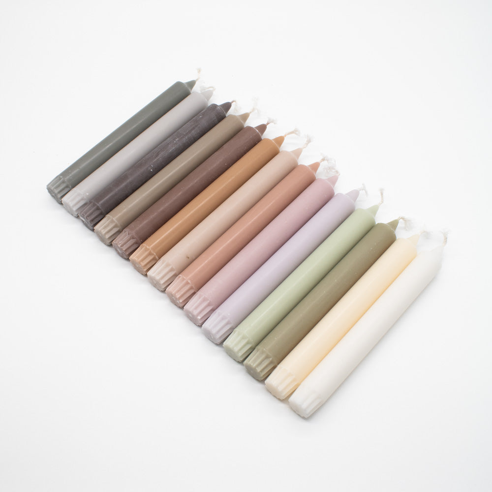 Kerze "Pastel" 2,2x19cm 14 Farben - Interior > Dekoration > Kerzen von mahina