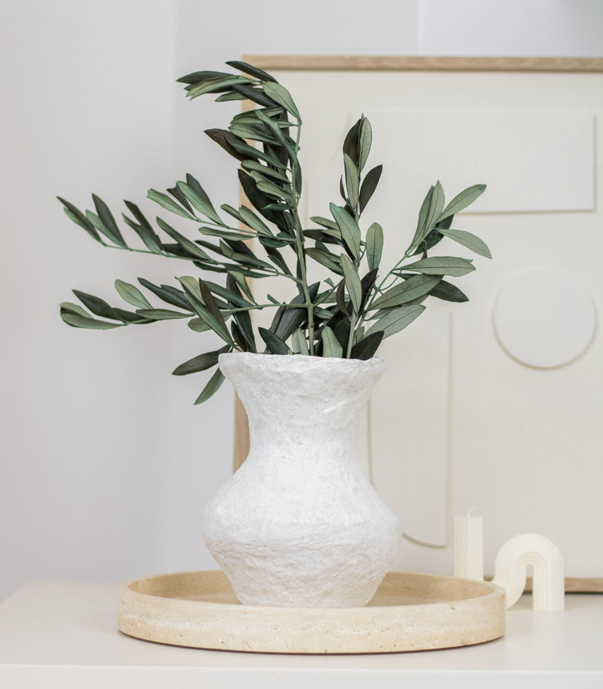 Handgemachte Vase "Jimeno" aus Pappmaché - Interior > Dekoration > Vasen von mahina