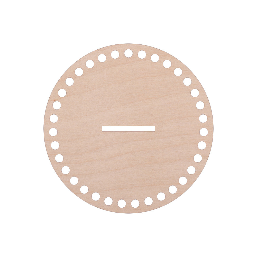 Holzdeckel für Spardose zum Häkeln, verschiedene Größen - Bastelbedarf -> Häkeln und Stricken -> Häkeldeckel von mahina