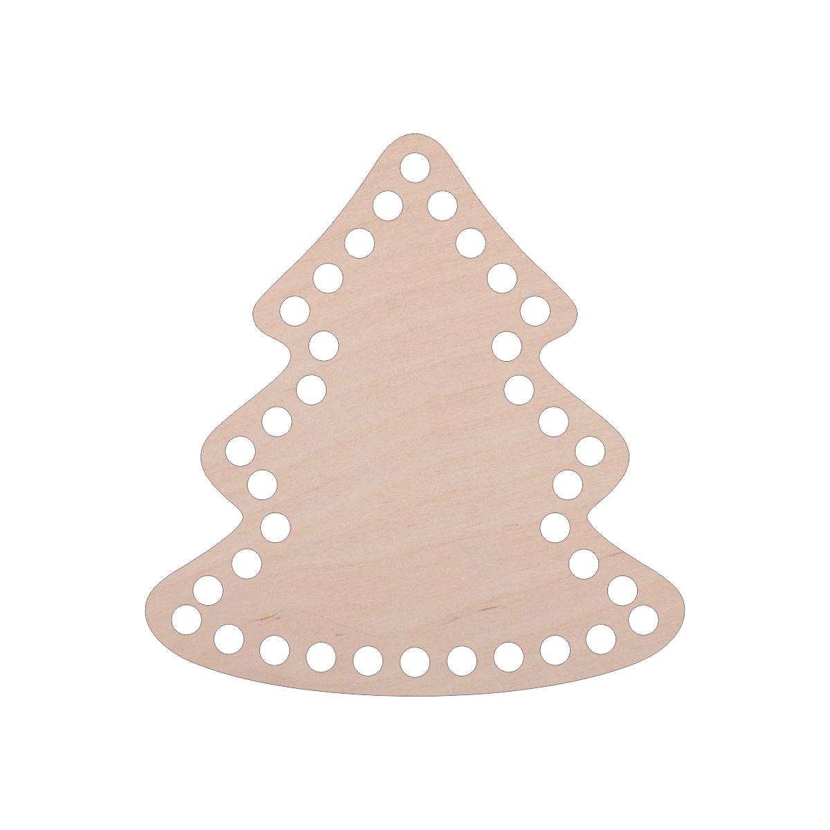 Häkelboden "Tannenbaum" Birkenholz 2 Größen - Bastelbedarf -> Häkeln und Stricken -> Häkelboden von mahina