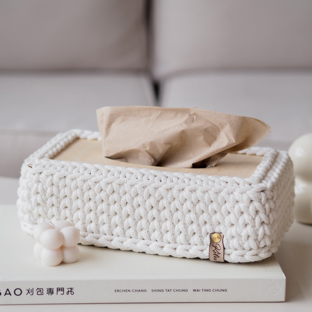 Holzdeckel "Rechteck" für Taschentuch-Box zum Häkeln - Bastelbedarf -> Häkeln und Stricken -> Häkeldeckel von mahina